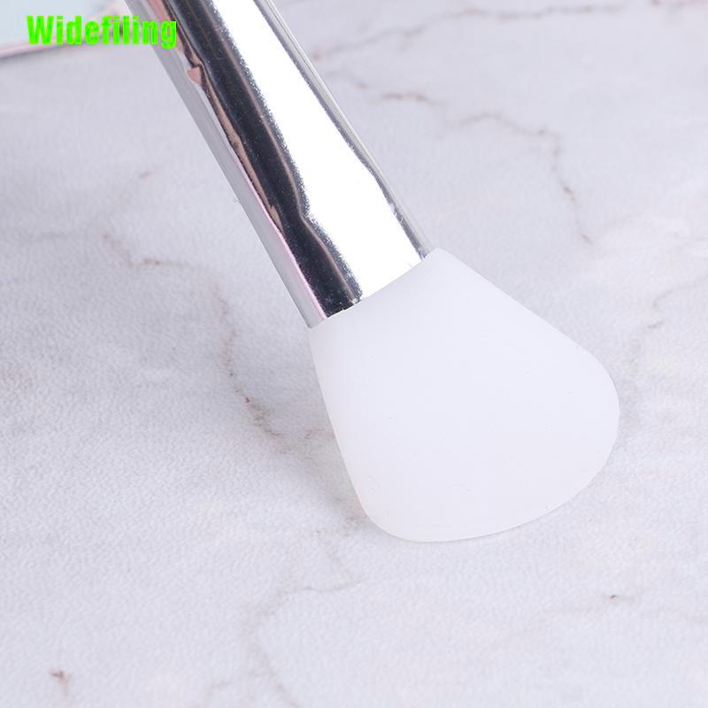 1 Cọ Trang Điểm Đầu Phẳng Bằng Silicone Chất Lượng Cao
