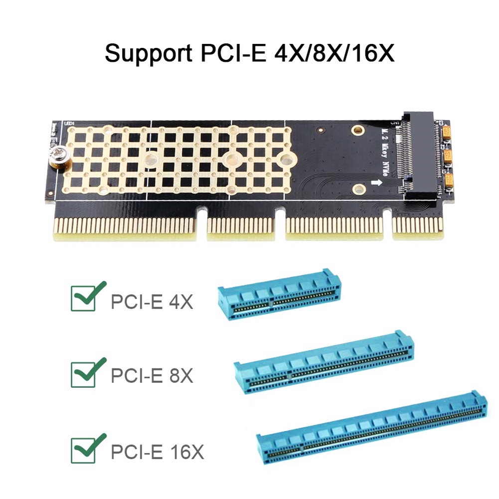 Card Chuyển Đổi M.2 Nvme Ssd Ngff Sang Pcie 3.0 X16 Pci Express 3.0 X4 2230-2280