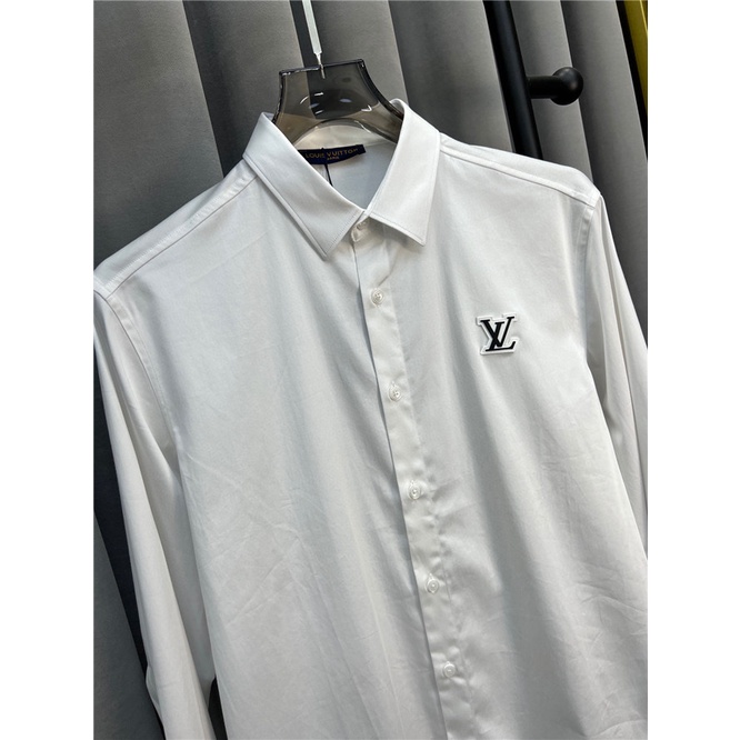 Áo Sơ Mi Nam Tay DàI Thêu Logo L0uis Vu1tt 2022, Size M-4XL
