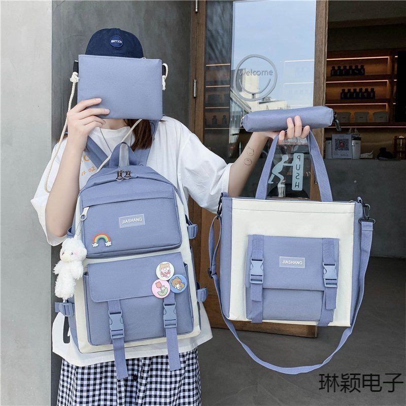 Ba Lô Đi Học Phong Cách Hàn Quốc Cho Nữ Sinh Trung Học TTF426