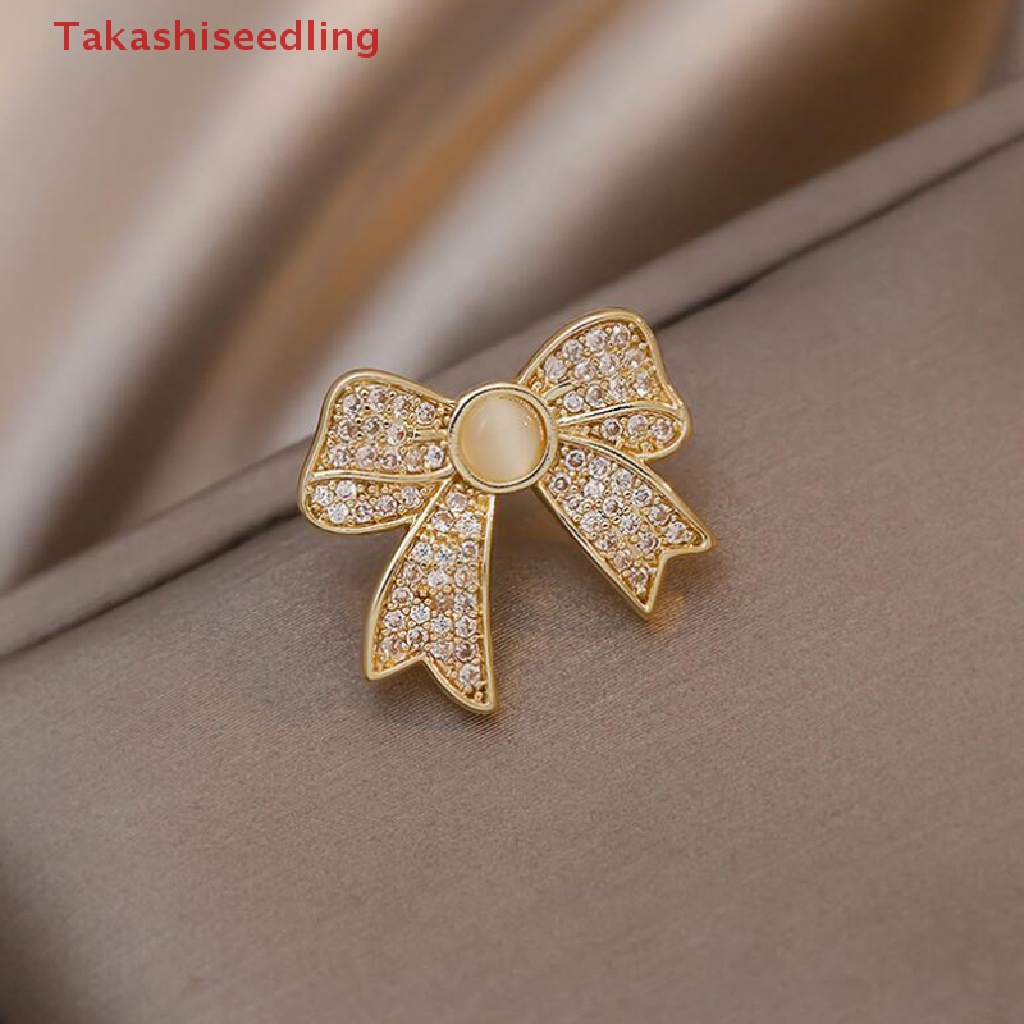 Ghim Cài Áo Hình Nơ / Hoa Hướng Dương Đính Đá Pha Lê Thanh Lịch