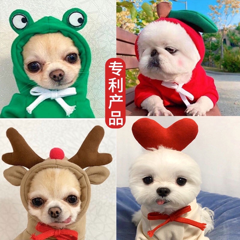 ÁO NỈ MỎNG TRÁI CÂY  QUẢ TÁO  DỄ THƯƠNG NGỘ NGHĨNH CHO THÚ CƯNG