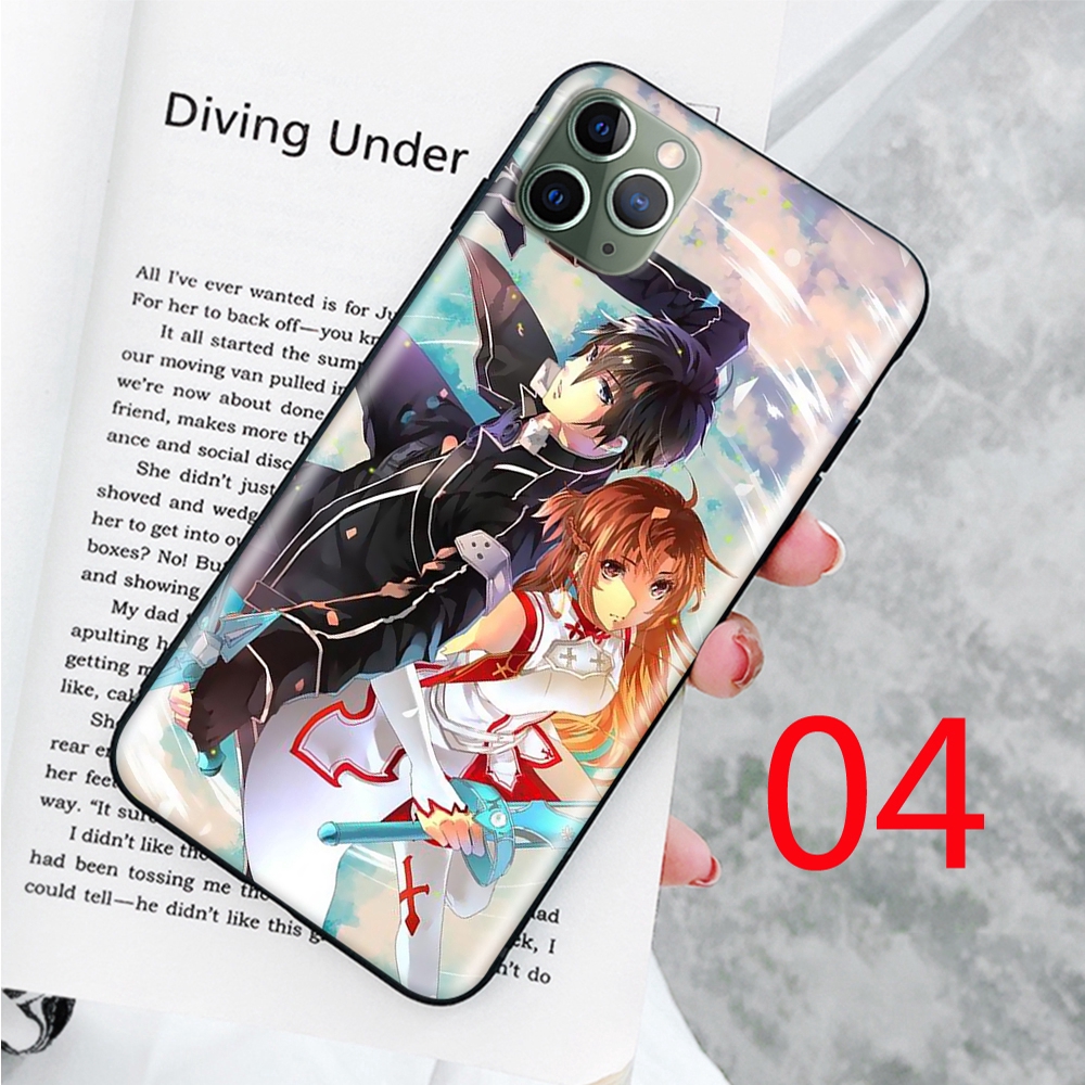 Ốp điện thoại hình Sword Art Online Asuna cho iPhone SE2 11 Pro