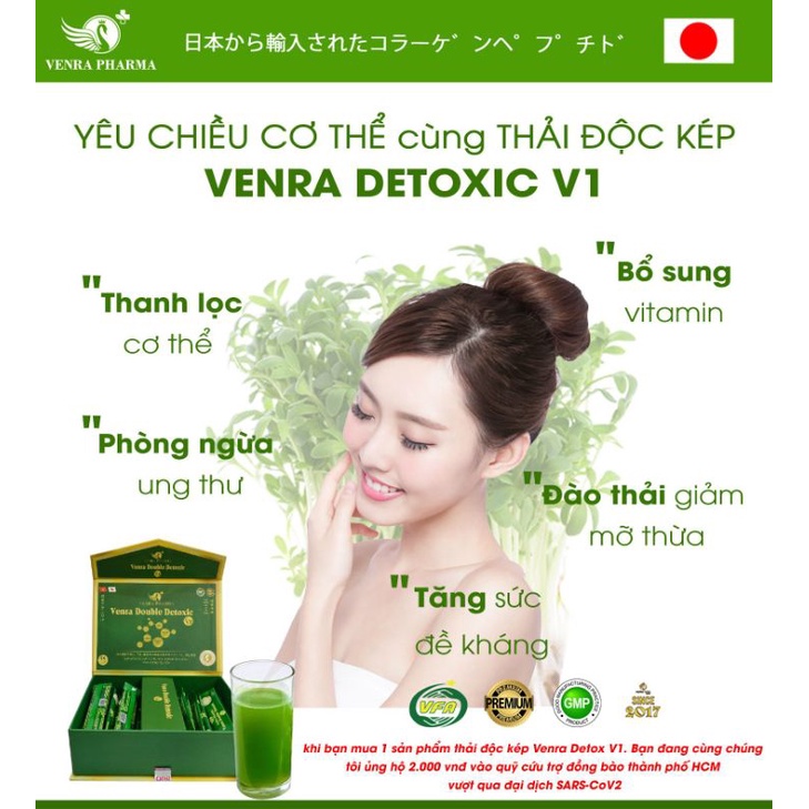 VENRA DETOXIC V1 – THẢI ĐỘC KÉP, TĂNG SỨC ĐỀ KHÁNG
