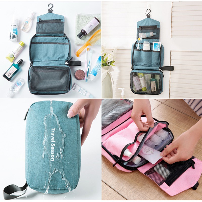 Cationic Túi Đựng Mỹ Phẩm Cỡ Lớn Có Móc Treo Tiện Dụng Cho Nam Và Nữ HSU