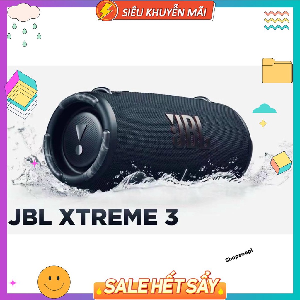 Loa Bluetooth Không Dây JBL Xtrem3 Nghe Nhạc Hay Bass Trầm Dùng Được Usb Thẻ Nhớ Cổng 3.5mm bảo hành lỗi 1 đổi 1