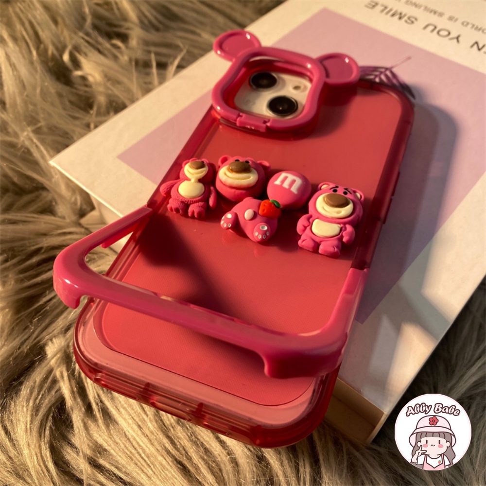Ốp Điện Thoại TPU Mềm Mỏng Hình Tai Gấu 3D Chống Mồ Hôi Cho Iphone 14 Pro Max 11 7Plus 13 12 11 Pro Max X XS 12 XR