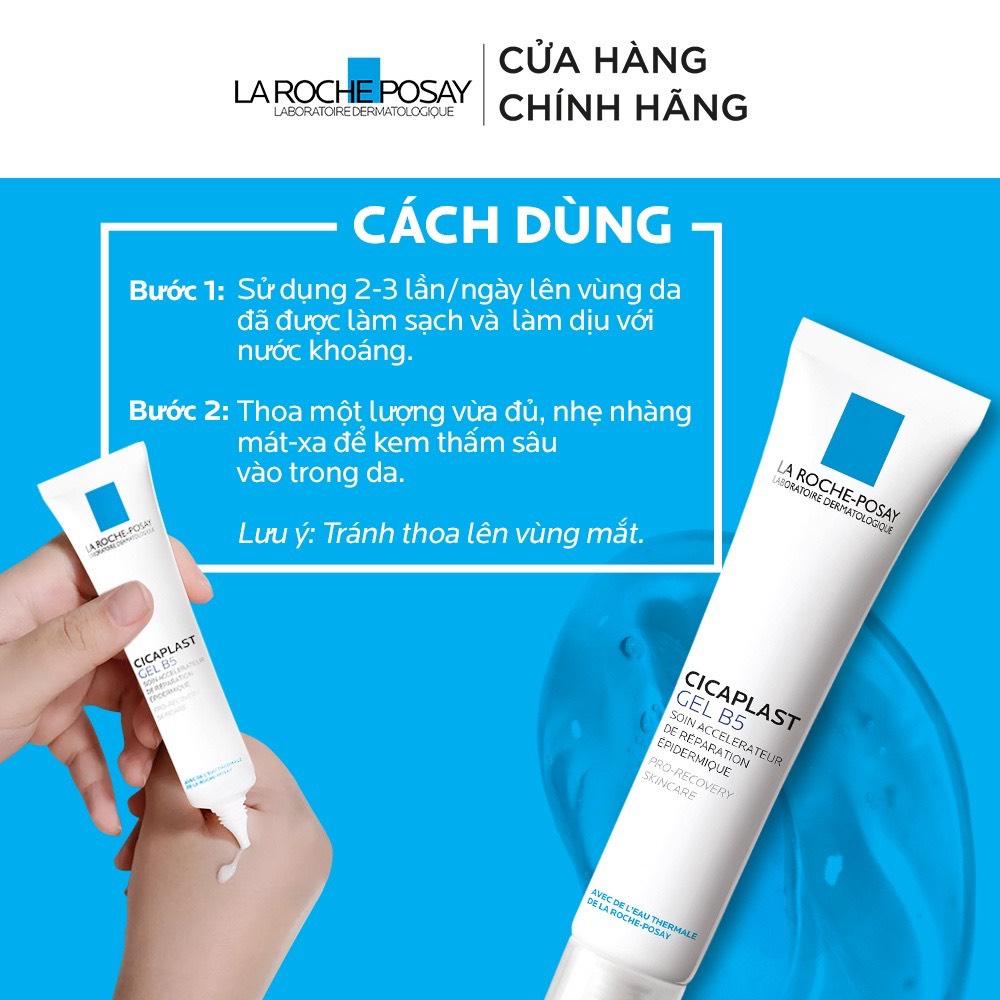 Kem dưỡng ẩm phục hồi tái tạo da dạng gel La Roche Posay Gel B5 40ml bản Pháp