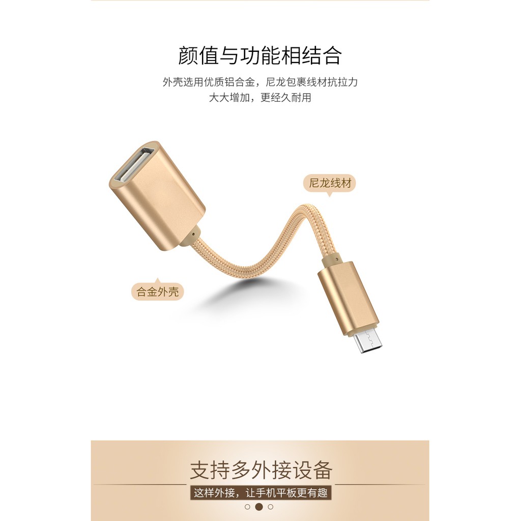Cáp Chuyển Đổi Dữ Liệu Usb 3.0 Cho Samsung Xiaomi Huawei Otg