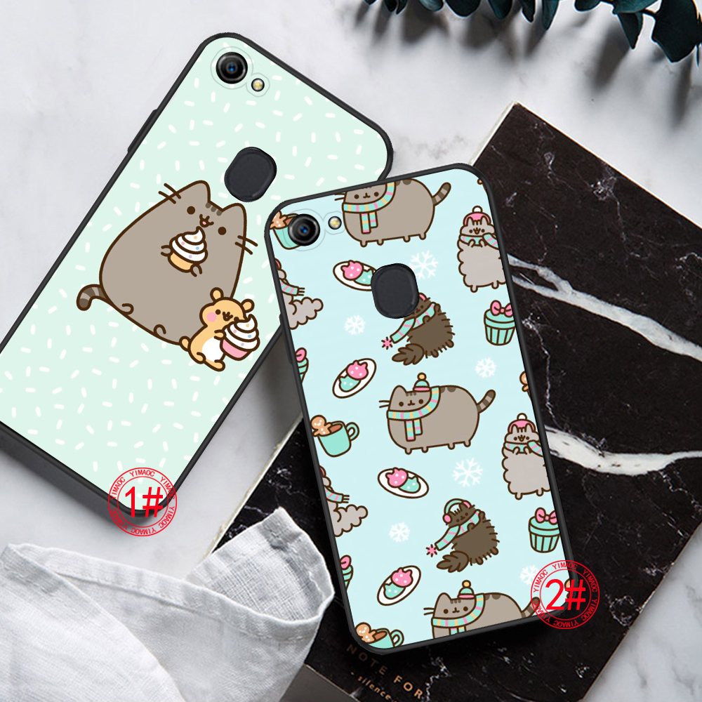 Ốp Điện Thoại Mềm Họa Tiết Mèo Pusheen 95q Cho Oppo A15 A15S A54 A94 A95 F19 Plus Reno 5f Lite