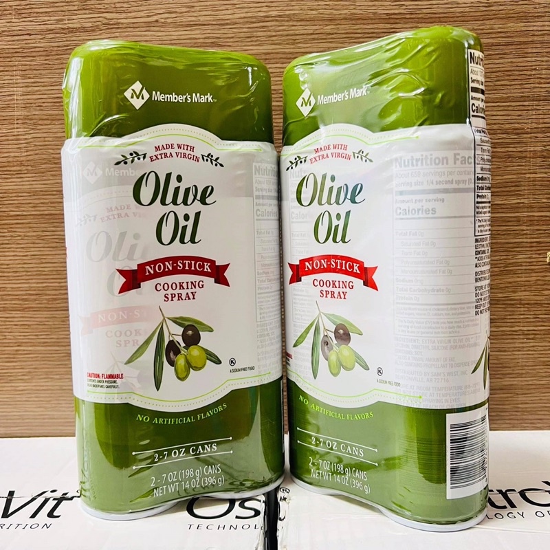 Dầu Ăn Kiêng Dạng xịt 0 Calories Member's Mark Olive 7oz (Gần 1317 lần dùng)