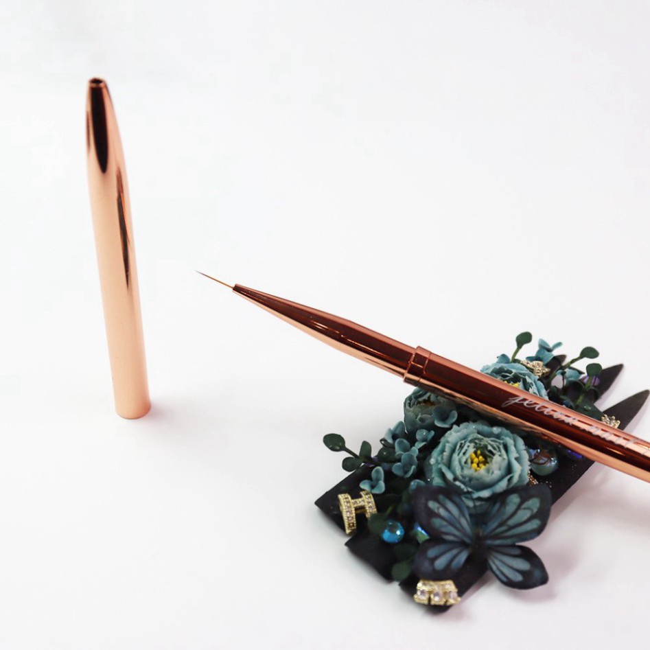 Cọ nét nail Jeliva vàng đồng O8p