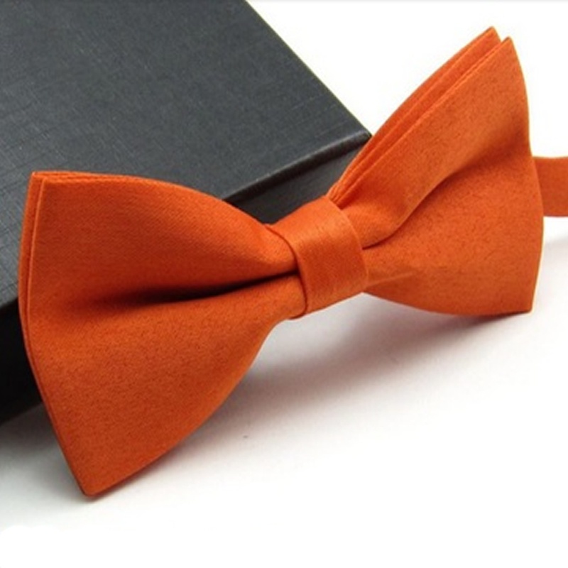 Cà Vạt Tuxedo Thời Trang Màu Trơn Cổ Điển Có Thể Điều Chỉnh Cho Nam