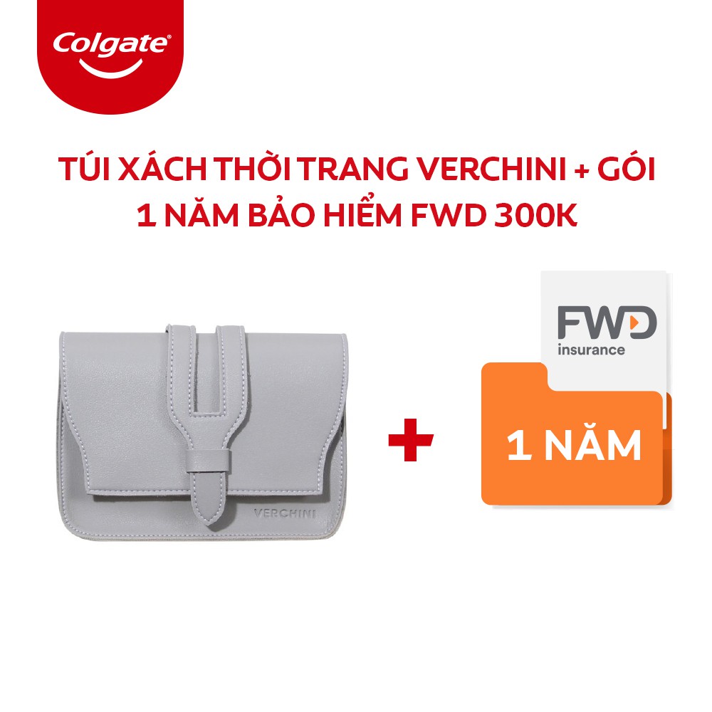 [HB gift] Túi xách thời trang Verchini (Giao màu ngẫu nhiên) + Voucher trị giá 300k cho gói bảo hiểm FWD