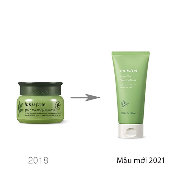 MẶT NẠ NGỦ TRÀ XANH [INNISFREE] Green Tea Sleeping Pack