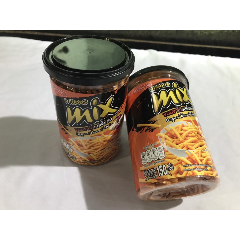 Bánh Que Cọng Mix Hủ 150g Thái Lan Vị Tự Nhiên Original Biscuit Sticks