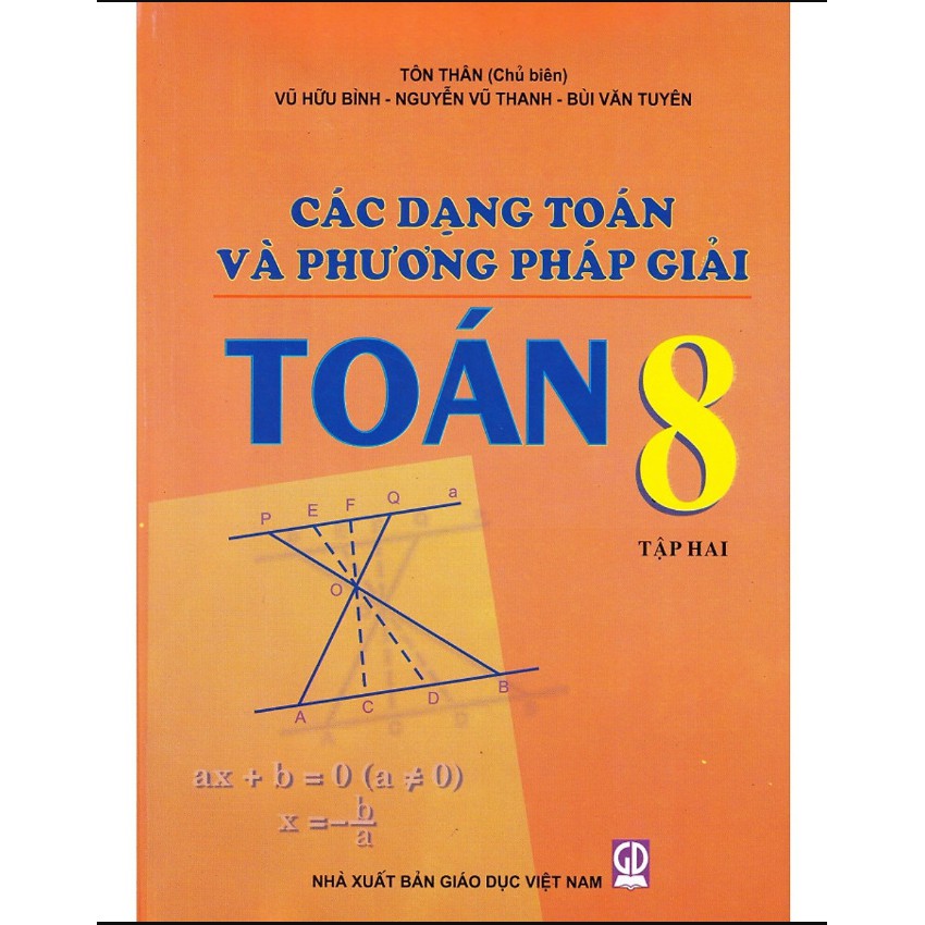 Sách - Các dạng và phương pháp giải Toán 8 tập 2