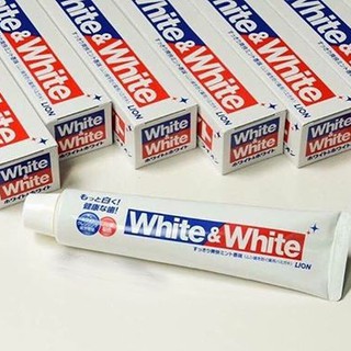 Kem đánh răng White & White Nhật Lion 150g