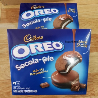 Bánh Oreo Sôcôla Pie 360g (hộp 12 gói x 30g)