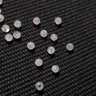Hạt lẻ đá moonstone tròn 3mm