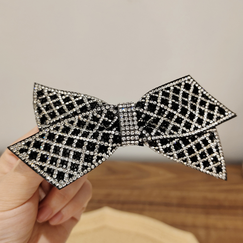 Kẹp Tóc Nơ Đính Đá Thời Trang Cho Nữ