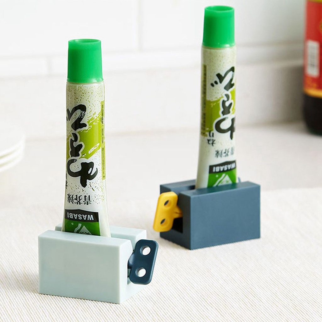 Aaron1 Dụng Cụ Nặn Kem Đánh Răng Nhiều Màu Tiện Dụng