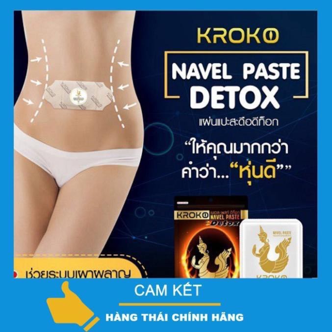 [Chính hãng] Miếng Dán Tan Mỡ Bụng Thải Độc Kroko Thái Lan