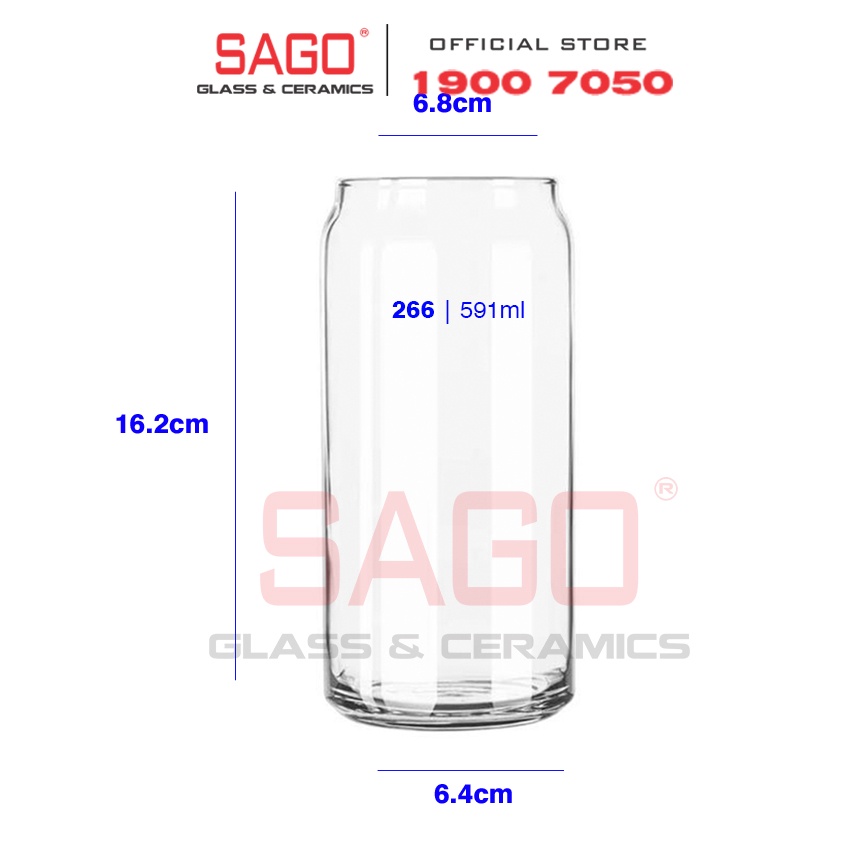 Ly Thủy Tinh Beer Can 473ml , Thủy Tinh Cao Cấp