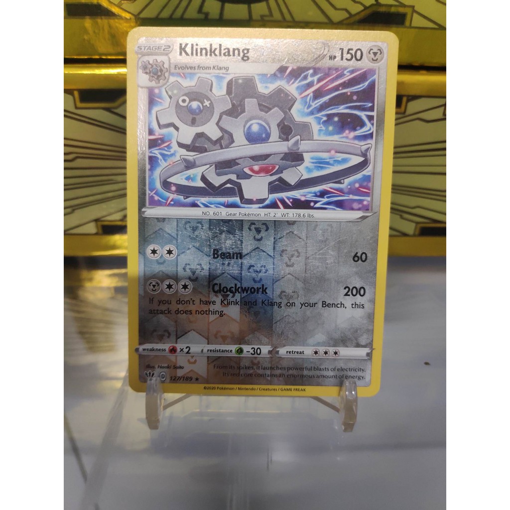 [ Dưa Hấu Yugioh ] Lá bài thẻ bài Pokemon Klinklang
