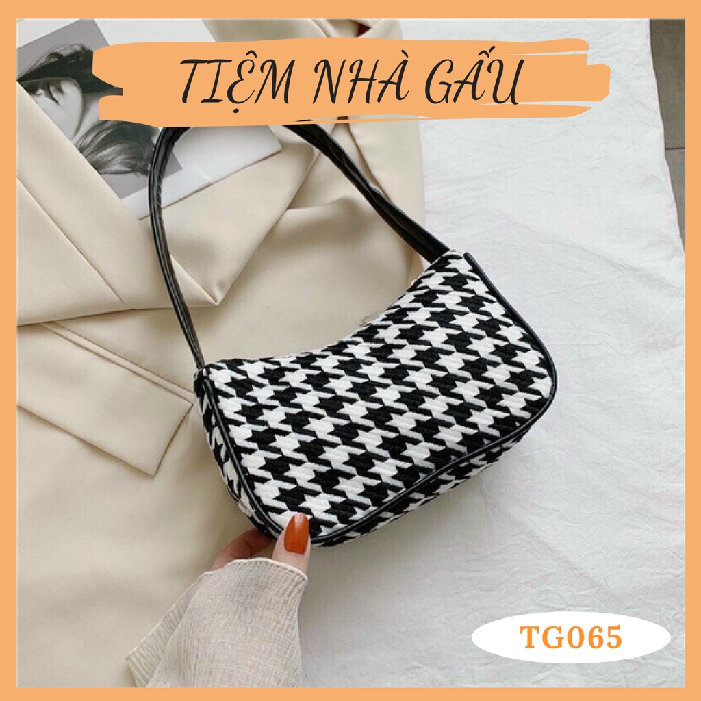 Túi Kẹp Nách Nữ Hoạ Tiết Zic Zắc TG065 Giá Tốt