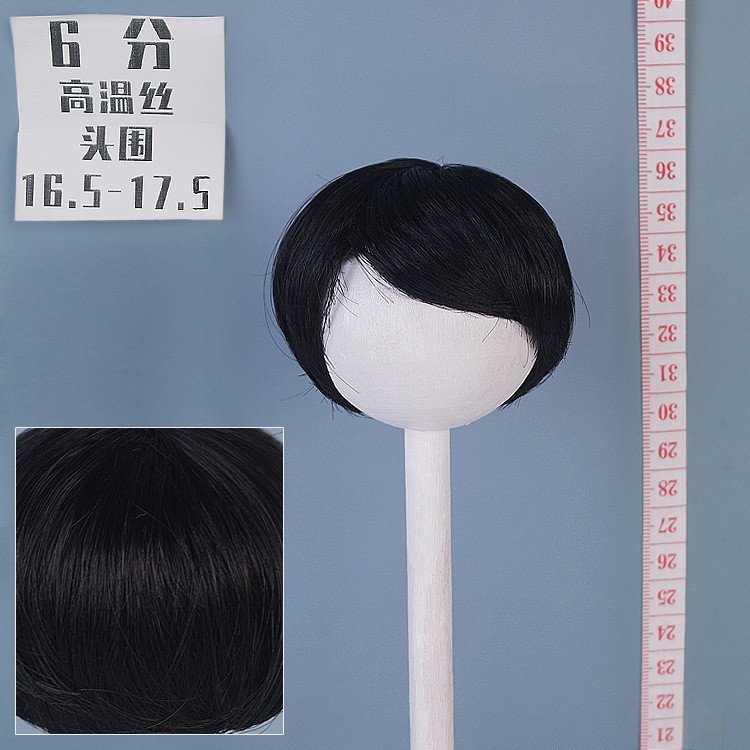 Tóc Giả Ngắn Nhiều Màu Cho Búp Bê 1 / 6 BJD / SD 16.5-17.5CM
