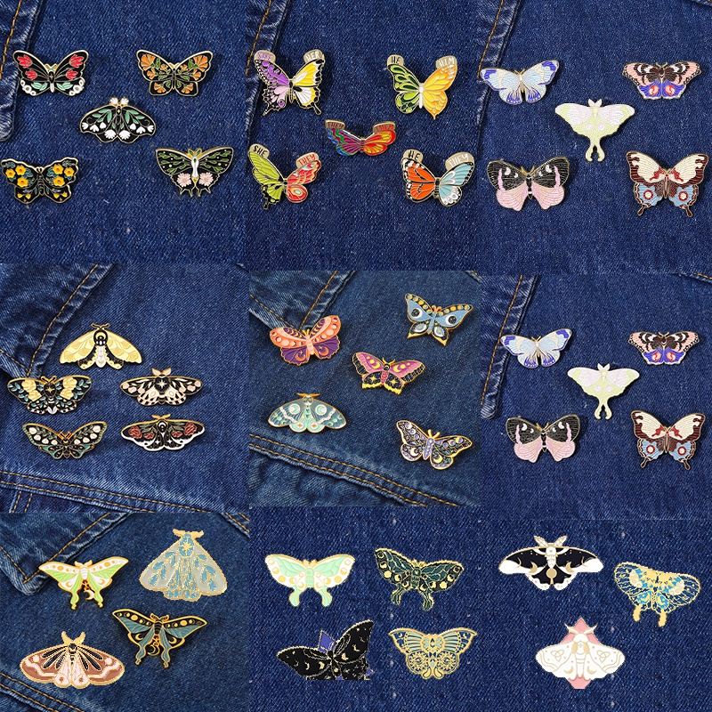 Ghim Cài Áo Hình Bướm Tráng Men 40 Kiểu Sáng Tạo Thời Trang