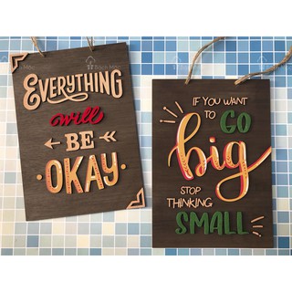Bảng gỗ khẩu hiệu