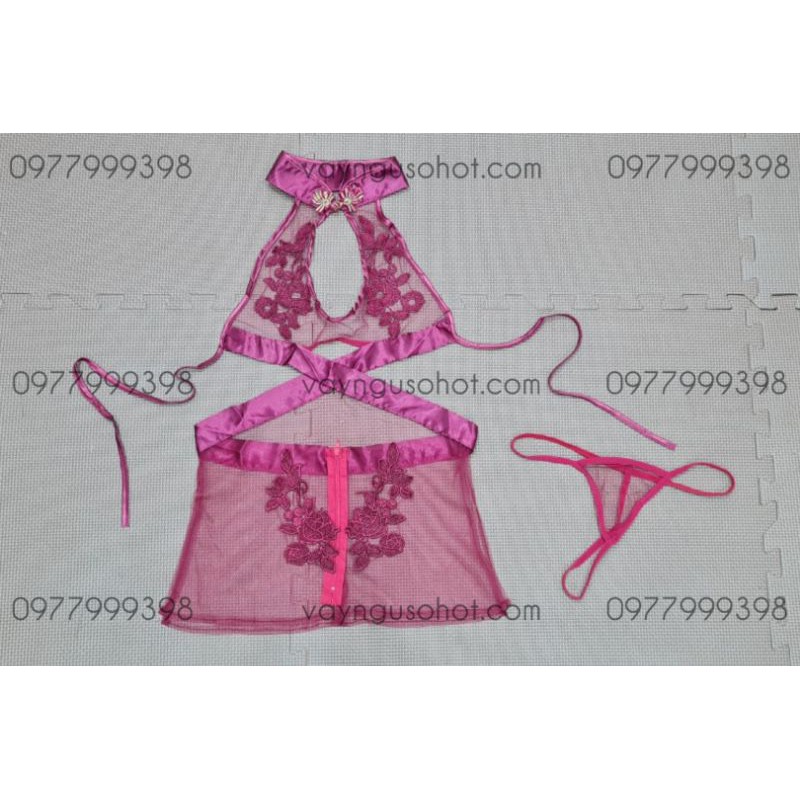 ( clip tự quay + ảnh thật tự chụp ) cosplay xường xám cô gái Trung Hoa màu đỏ sexy | BigBuy360 - bigbuy360.vn
