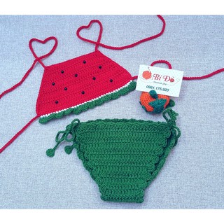 bikini len cho bé gái