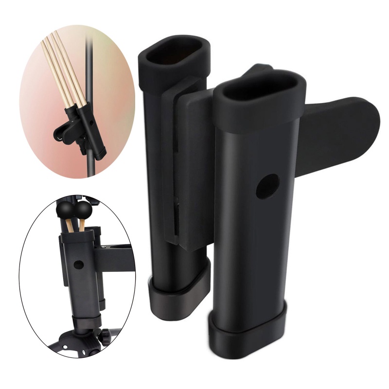 SUN Drumstick Holder Drum Sticks Holder for Drum Set Clamp On Drum  Holder Drumstick Storage Container for Drum Lovers