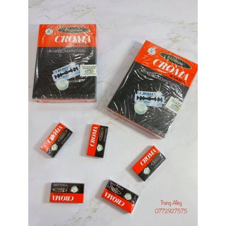 Hộp 10 lưỡi dao lam Croma Đức - Hàng chuẩn chính hãng