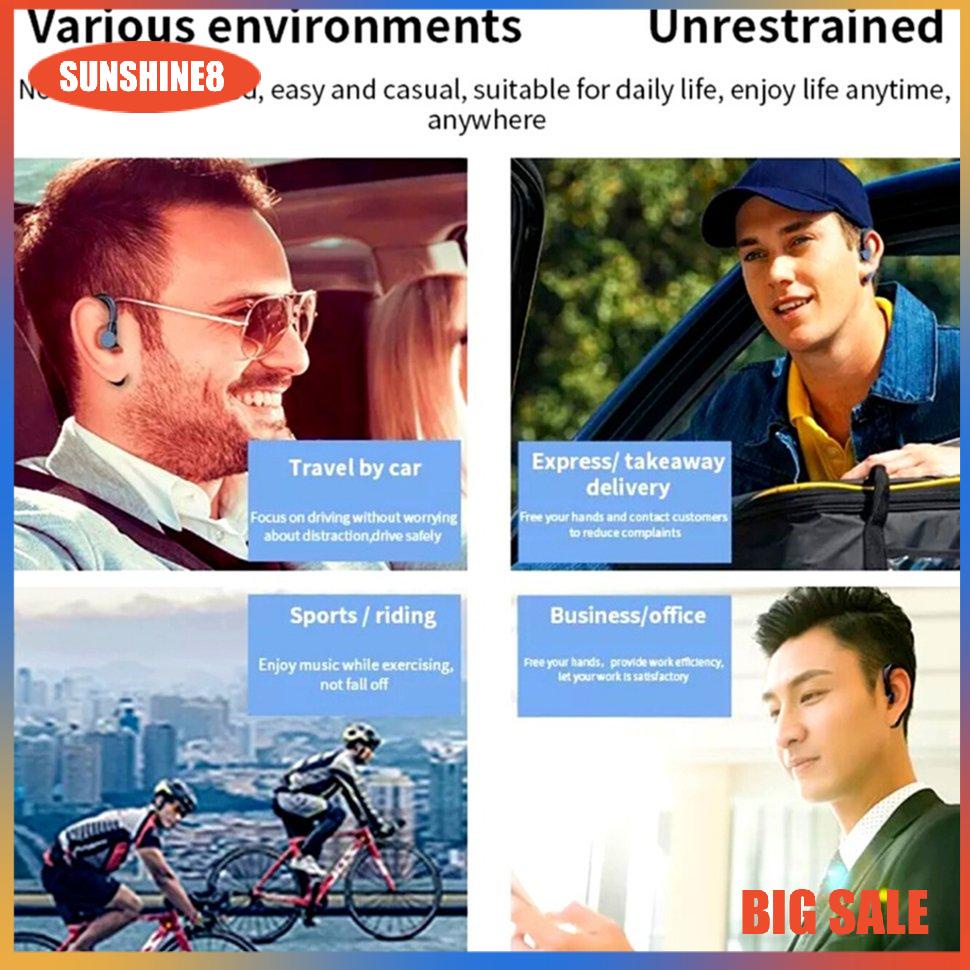 S11Tai nghe không dây mini  trong mờ cho xe hơi