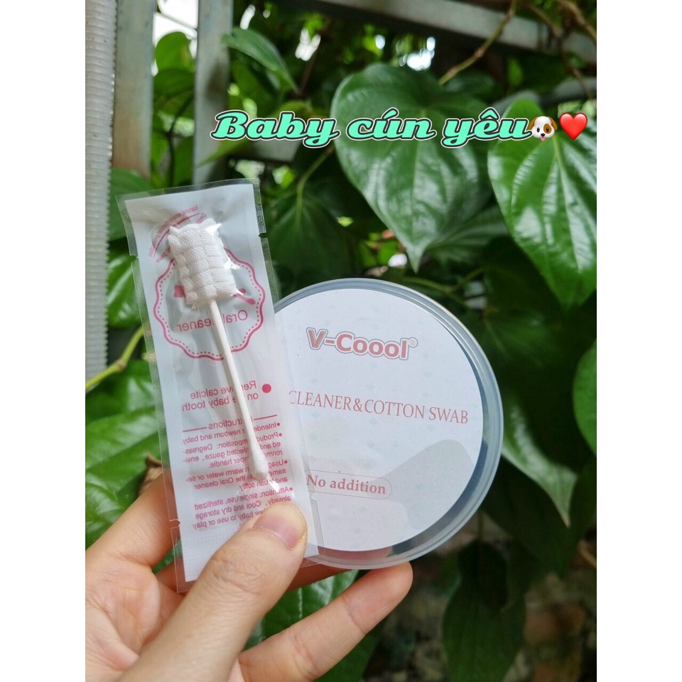 QUE RƠ LƯỠI + TĂM BÔNG KICHILACHI/ VCOOL CAO CẤP 2 ĐẦU [HỘP 30 QUE