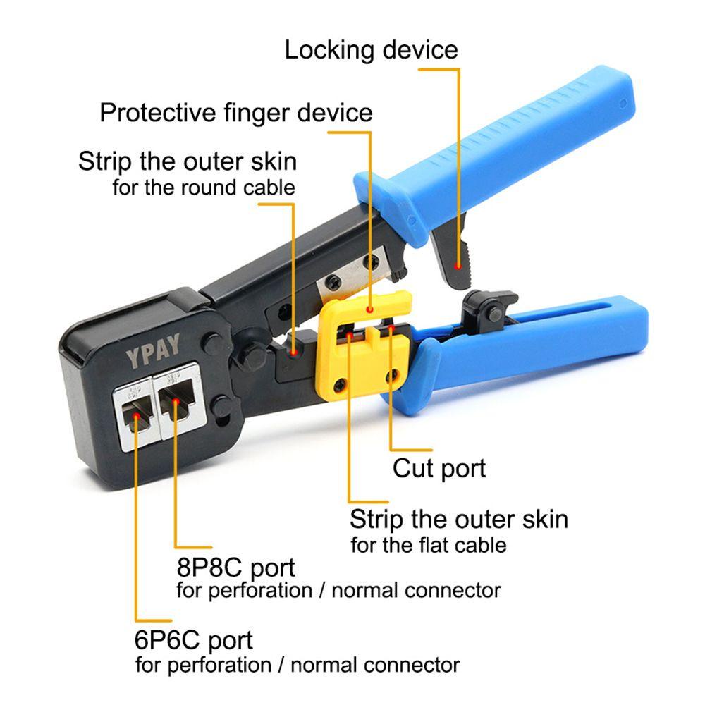 Kìm Cắt Dây Cáp Mạng RJ45 Cat5 / Cat6 RJ45 RJ11 Và RJ22