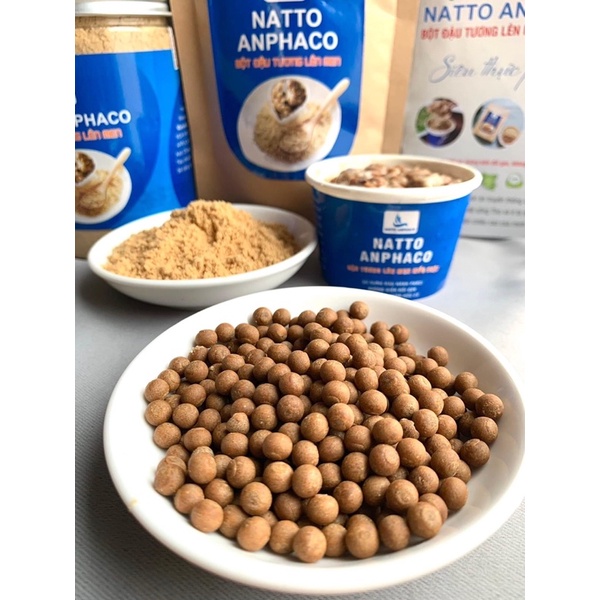 Bột Natto Anphaco tía tô dạng viên tiện dùng, không hôi mùi Natto