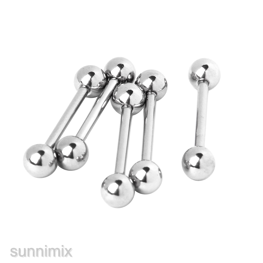 Set 5 Khuyên Lưỡi 14G Cá Tính