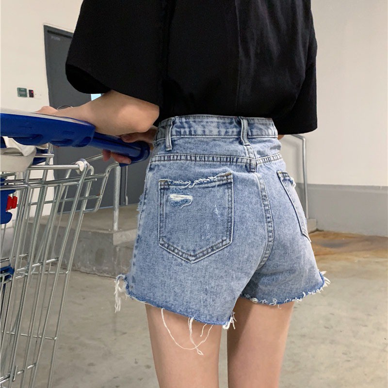 Quần Short Denim nữ ống rộng | BigBuy360 - bigbuy360.vn