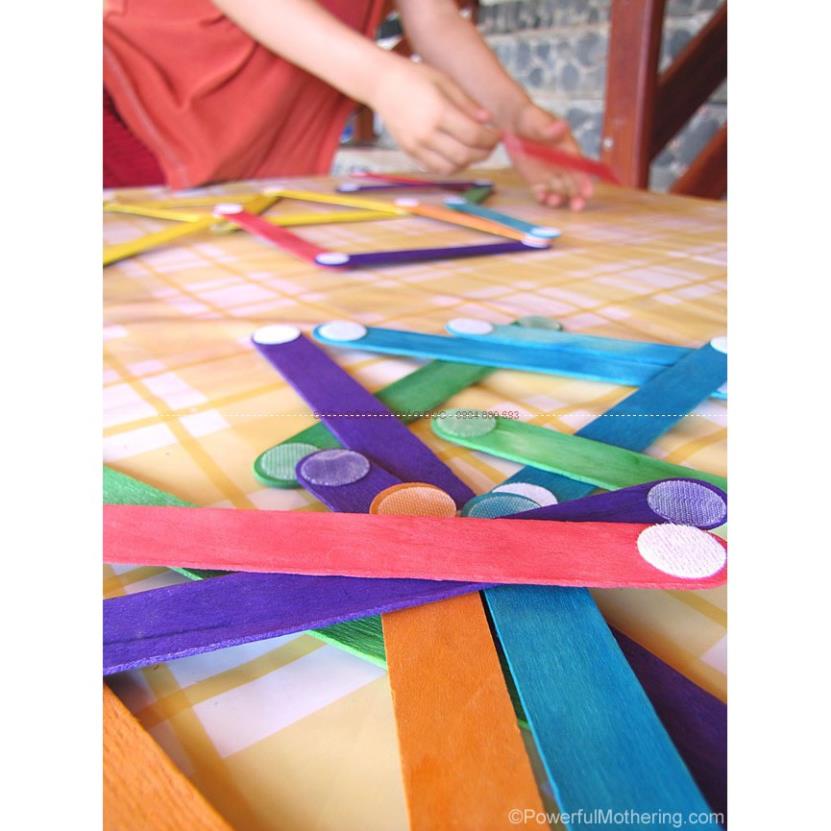 Băng Dính Gai Velcro Tròn, Khóa nhám Có Sẵn Keo Dán: Loại 1.3 cm dùng để ghép quyển bóc dán, giáo cụ Montessori