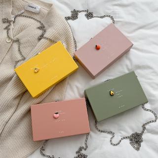 Túi Đeo Chéo Mini Chất Liệu Da Cao Cấp Thời Trang Theo Phong Cách Hàn Quốc Cho Nữ
