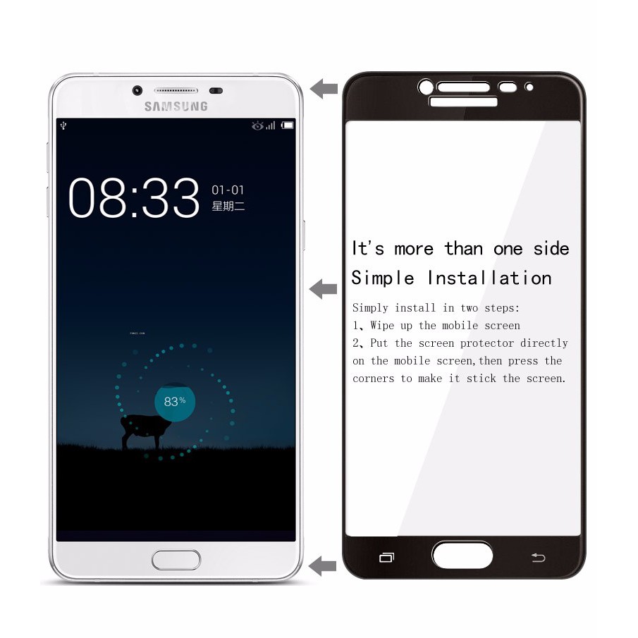 [FULL KEO] Kính cường lực Samsung C9 Pro FULL Màn