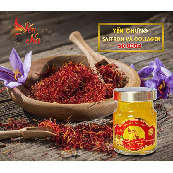 YẾN SÀO KHÁNH HÒA - YẾN NA - YẾN CHƯNG SAFFRON 20% TỔ YẾN
