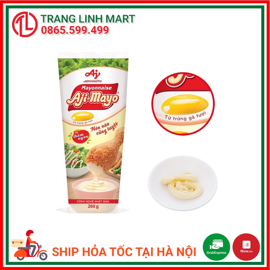 Xốt Mayonnaise Aji-mayo Ajinomoto lọ 260g