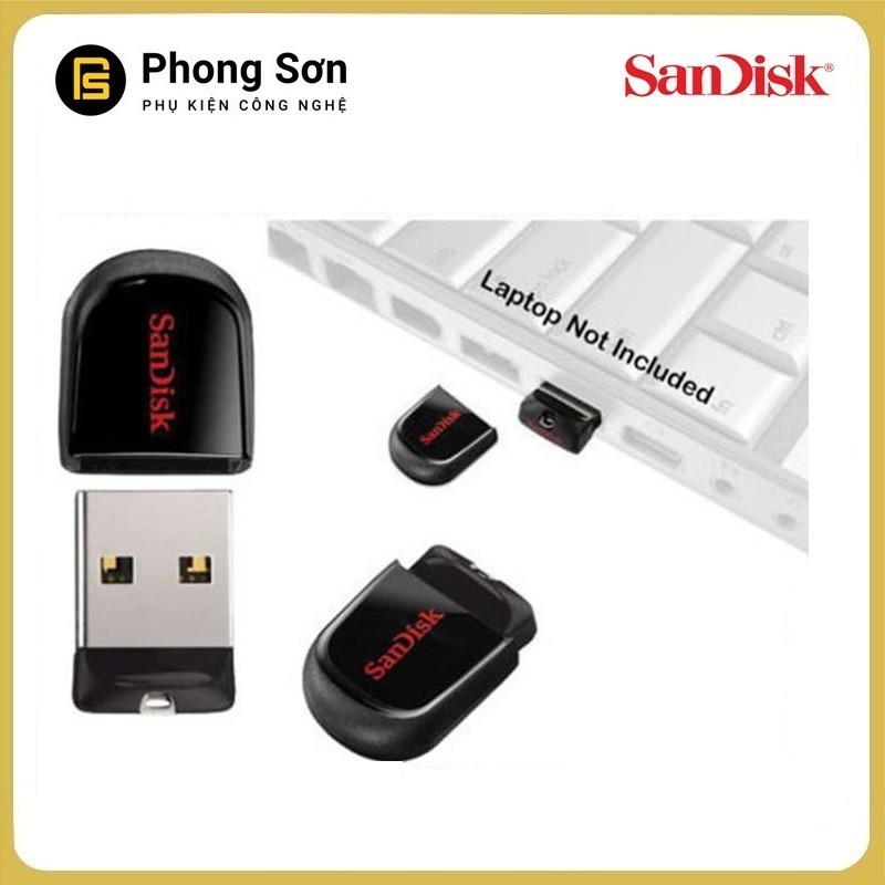 USB 16GB 2.0 CZ33 FIT Sandisk | BigBuy360 - bigbuy360.vn