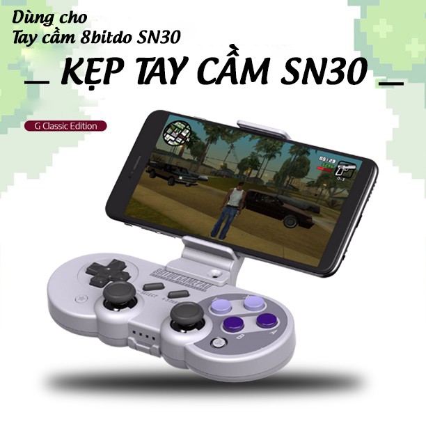 Giá đỡ tay cầm 8Bitdo SN30 Pro, SN30 Pro +, kẹp điện thoại cho tay cầm SN30 Pro, SN30 Pro + | BigBuy360 - bigbuy360.vn